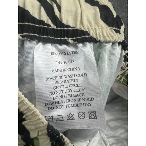 Negative Space Swim Shorts Men's Large Green Tropical Hawaiian Palm NWT - Picture 7 of 7